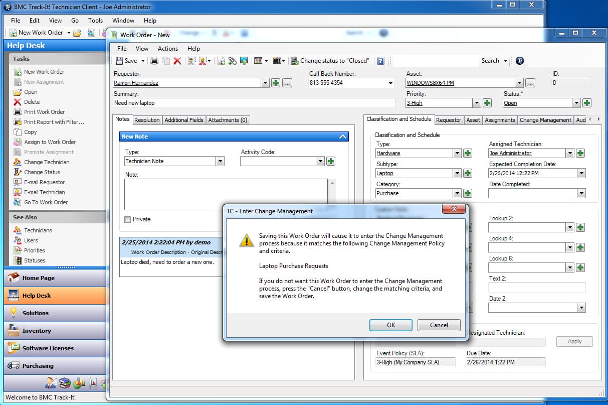 Funktionen Track It It Help Desk Software