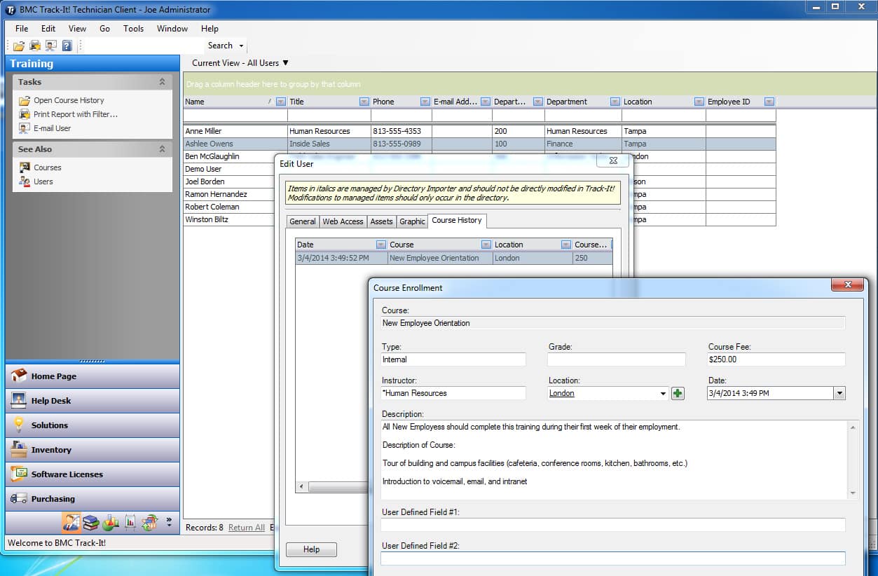 Funktionen Track It It Help Desk Software